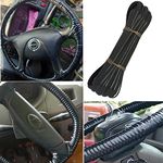 OLDMAN Polyvinyl Chloride Steering Wheel Grip Cover Black-For All Types Of Vehicles.Bus,Car,Van,Lorry,Tractor And Truck All Types Of Sreering Wheel Useable.Steering Cover