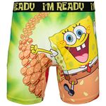 SpongeBob SquarePants Flying Krabby Pattys Boxer Briefs (as8, alpha, s, regular, regular) Multicolor