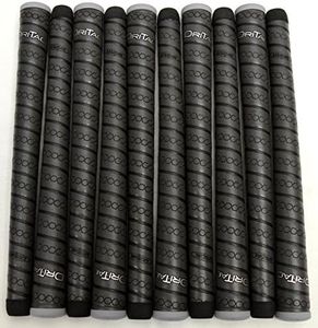 10 Winn Dri-Tac Wrap Oversize Dark Gray Grips - 18257