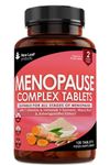 Menopause Supplements for Women Enriched with Turmeric, Ashwagandha & Maca Extract, Vitamins & Minerals, Peri Menopausal Supplements, 120 Tablets, Suitable for All Stages of Menopause