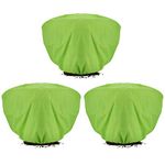 ANPHSIN 3 Pcs Green Plant Covers Freeze Protection- 39.3 × 19.6 Inch Horizontal Shrub Tree Plant Protection Wraps Covers Bags Frost Blanket with Drawstring for Winter Outdoor Garden Plants