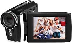 Kids Camcorders Video Camera FHD 1080P 24.0MP 2.8 Inch LCD 270 Degrees Rotatable Screen 8X Digital Zoom Camera Vlogging Camera Video Recorder for Kids(Black)