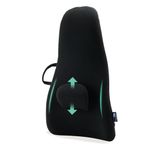 ObusForme HighBack Backrest Support – Extra-Tall Ergonomic Lumbar Cushion for Office Chair & Car | Rigid Full-Back Frame + Removable Lumbar Pad