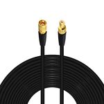 YOTENKO Sirius XM Radio Extension Cable 30ft SMB Male to SMB Female Cable RG174 Coaxiale Cable for Sirius XM Satellite Radio Home Car Radio Stereo Receiver Tuner