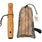 Nationwide Scents Deer Hunting Combo - Grunt Call and Rattle Bag - Ultimate Rattle Bag Deer Call and Buck Grunt Call for Whitetail Deer Hunting