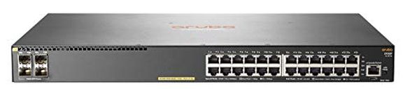 HPE Aruba 2930F 24G PoE + 4SFP - Switch - C3 - Managed - 24 x 10/100/1000 (PoE +) + 4 x Gigabit SFP (uplink) - Rack mountable - PoE + (370 W), gray