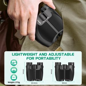 Kylietech 12x25 Compact Binoculars – Lightweight, High Power