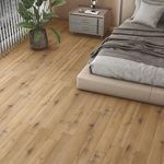 Plantex SPC Tiles for Floor(Sample Plank)/Interlocking Sound Insulated Floor Tiles/Click N Lock Wooden Flooring for Livingroom/Office - Aurora Craft,DIY Installation (Water&Fire Resistant)