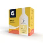 DIAH DO IT AT HOME SG Gold Sauvignon Blanc 7-Day Wine Kit with Airlock - Makes 30 Bottles (22.5L) of Crisp & Refreshing White Wine - Fruity & Herbaceous Notes - Approx 10.5% ABV - Premium DIY Set
