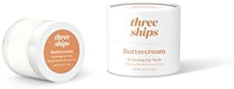 Three Ships Buttercream Hydrating Lip Mask – Intensive Vegan Lip Moisturizer – As Seen on Dragons’ Den – Soothing, Natural Lip Conditioner Treatment for Dry, Damaged Lips, 15g