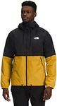 THE NORTH FACE Men's Antora Rain Hoodie (Big and Standard Size), Tnf Black/Arrowwood Yellow, Medium