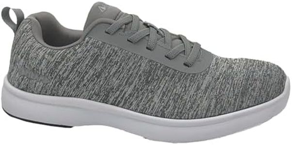 Pyramid Women's Path Lite Seamless Mesh Bowling Shoes, Heather Grey, 8