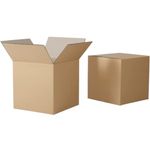 ZYBUX - 12x9x6" - Brown Single Box Wall Shipping Mailing Postal Parcel Easy to Assemble Cardboard Boxes | Boxes For Packing Moving House (PACK OF 50)