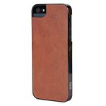 Sena Cases Metallic Ultra Thin Snap-On for iPhone 5s/5 - Retail Packaging - Caramel/Gunmetal