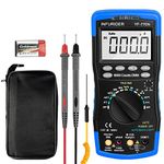 INFURIDER YF-770N Digital Multimeter 6000 Counts Auto-Ranging AC DC Amp Volt Ohm Meter Voltage Tester for Capacitance,Continuity and Diode,Multi Electrical Meter Tester with Mechanical Protection