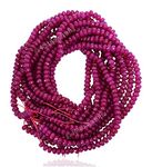 Ratnagarbha Purple Quartz Faceted rondelle Loose Gemstone Beads, 3 mm 2 Strands, Purple Color, Jewelry Making, Wholesale Price.