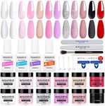 Dipping Powder Nail Kit 12 Color Cl