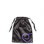 Lovehoney Black Drawstring Storage Bag - Soft Satin - Keeping Toys Dust Free - Small