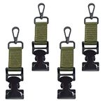 NNNJunhua Glove Clip for Work Glove Holder Clip Grabber Rescue Firefighter Turnout Gear Glove Strap with Alligator Clip Utility Clip 4 Pieces