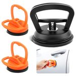 3pcs Car Dent Puller Car Dent Remover Tool Car Dent Repair Handle Lifter Paintless Dent Repair Kit for Car Body Dent Car Suction Cup Dent Puller(COLOUR:black,orange)