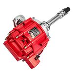 Voltstorm Complete HEI Distributor - High Performance 7500RPM 65K Coil for Chevy GM SBC 283 305 307 327 350 400 BBC 454 396 427 Racing Power Small/Big Blocks Red Cap