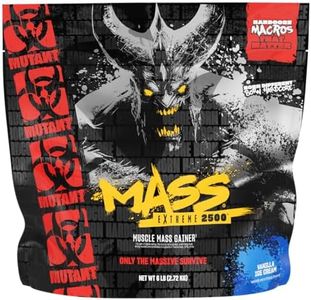 Mutant Mass Extreme Gainer – Whey Protein Powder – Build Muscle Size and Strength – High Density Clean Calories (Cookies and Cream, 6 lbs)