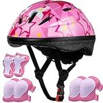 Kids Bike Helmet with Knee Pads, El