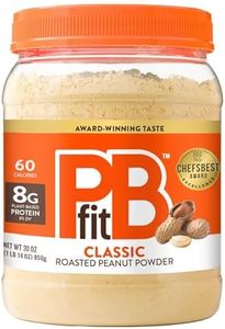 PBfit 30 Ounce Classic Peanut Butter Powder, Powdered Peanut Butter Spread From Real Roasted Peanuts, 8g of Protein 8% DV, Gluten-Free, 60 calories, 87% less fat (Pack of 1)