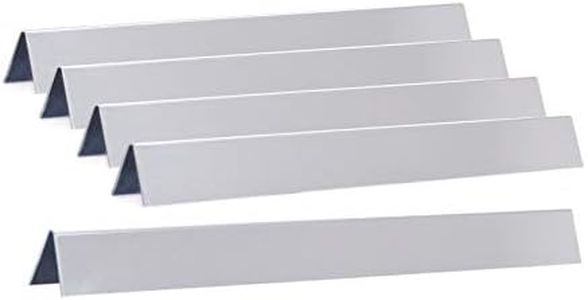 GasSaf 24.5 inch Flavorizer Bar Replacement for Weber Genesis 300 Series E-310, E-320, EP-320, ESP-310, ESP-320, S-310, S-320, 5-Pack Stainless Steel Flavor Bar Replacement for Weber 7539/7540