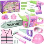WishaLife Kids Tool Set - Pink Tool