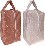 Mama Koala Waterproof Diaper Pods for Baby Items, Cloth Diapers, Swimsuits, Travel, Gym Clothes, Beach, Pump Parts, Toiletries, 2 Pack(DP-Sunset)