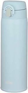 Thermos JOF-500 DTB Vacuum Insulated Portable Mug, 16.9 fl oz (500 ml), Dusty Blue, Easy to Clean and Easy to Clean, Ultra Lightweight, Compact Type, One Touch Open, Stainless Steel Bottle, Hot and