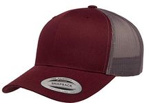 Yupoong YP Classics Retro Trucker Cap Maroon/Grey