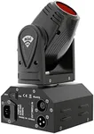 SHEHDS Moving Head Mini LED 10W RGBW 4in1 Beam Effect Stage Lights - Professional 11/13 DMX Channels Sound Activated DJ Lights for Disco Club Party Dance Wedding - 1 Pack