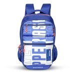 uppercase 36L Pixel 02 Laptop Backpack | School Bag | Triple Compartment | Quick-Access Pocket & Shoe Pocket | Well- Padded Backpack | Trolley Sleeve | For Men & Women | 750 Days Warranty (Blue)