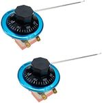 Rannb Capillary Thermostat Switch 50-300 Celsius Rotary Switch Temperature Controller - 2pcs