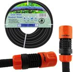 E-BEST-OFFER 50m Porous pipe/soaker hose/leaky pipe garden irrigation system with pressure reducer valve