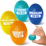 4Pcs Squeeze Balls for Hand Therapy Hand Exercise Balls for Arthritis Hand Exercise Balls Physical Therapy - Squeeze Ball Physical Therapy Hand Exercisers Anxiety - Finger Therapy Hand Ball Squishy Stress Ball