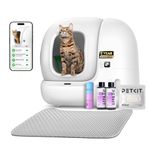 PETKIT PuraMax 2 Self Cleaning Cat Litter Box, Upgraded Seal Performance Automatic Cat Litter Box for Multiple Cats Includes K3 and N50 2.0, App Control/xSecure/Odor-Free