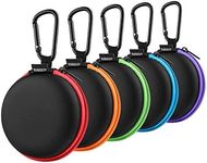 SUNGUY [5-Pack] Earphone Carry Case