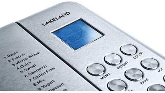 Lakeland Bread Maker Plus – Automatic Bread Machine with Multiple Settings
