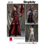 Simplicity Pattern US8719H5 Misses' Costumes, Paper, White, ONE Size