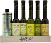 Infused, Cold Pressed and Varietal Grapeseed Oils by Salute Sante! Healthy Grape Seed Oil for Cooking, Dipping, Finishing, Marinades and Salads, Pantry Set, Vegan
