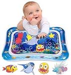 Infinno Tummy Time Mat Sensory Water Mat for Babies, Baby Toys for 3 6 9 12 Months Boys and Girls, Great Gift Idea of Baby Stuffs