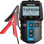 TOPDON BT100 Battery Tester,12V 100-2000CCA Car Battery Tester with Cranking Charging Tests, Ideal for DIYers & Auto Repair Shops, 2" Backlit Screen