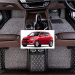 Vah@n Expo 7D Mats For Swift (2011-2014) | 7D Car Mat Floor Foot Mats | Faux Leather Washable | Grass Mats Attached (Black, Swift (2011-2014))