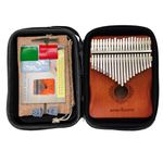 amiciSound Thumb Piano 21 Keys Musical Instrument Kalimba with Engraved Notes and Tuning Hammer and Protective Carry Bag