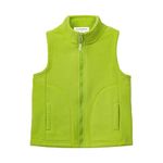 Mud Kingdom Boys Vest Jackets Polar Fleece Lightweight Size 10 Slim Green