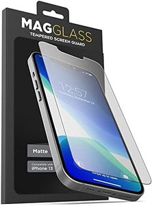 Magglass Matte iPhone 13 Mini Screen Protector - Anti Glare Tempered Glass, Fingerprint Resistant Display Guard (Case Compatible)