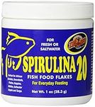 Zoo Med Laboratories AZMAFS1 Aquatrol Spirulina 20 Flake, 1-Ounce